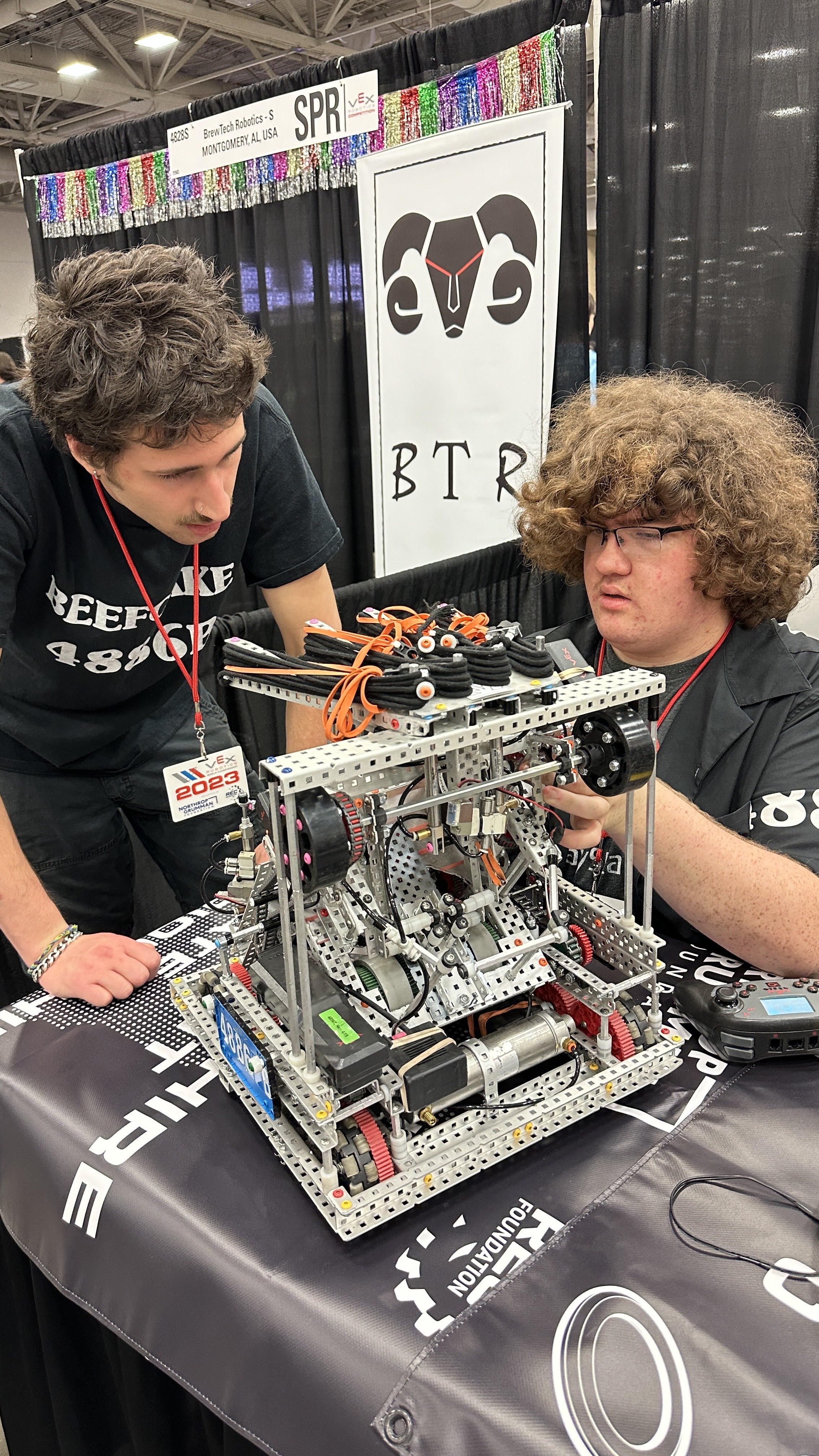 Our robot, junior year.